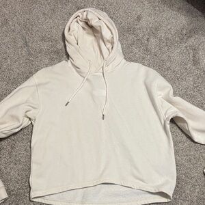 The North Face Cropped Women's Off-White Hoodie